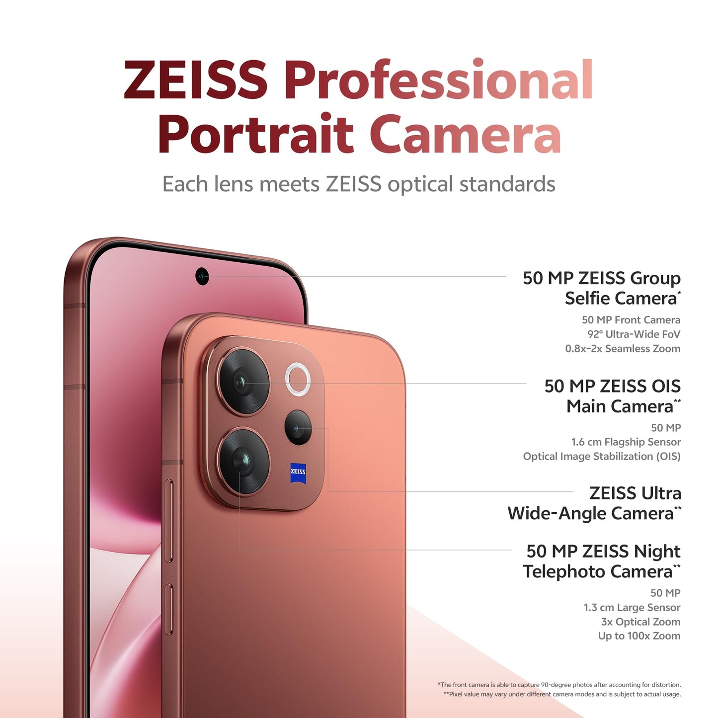 vivo V70 Elite 5G (Passion Red, 8GB RAM, 256GB Storage) with No Cost EMI/Additional Exchange Offers