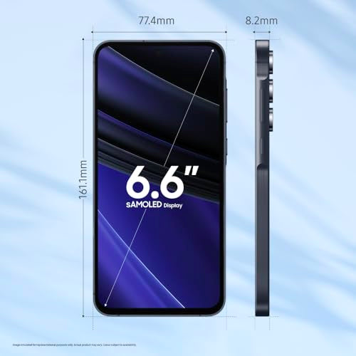 Samsung Galaxy A55 5G (Awesome Navy, 8GB RAM, 256GB Storage) | AI Mobile | 50MP Main Camera (OIS) | Super HDR Video| Nightography | IP67 | Gorilla Glass Victus+ | sAMOLED | Gaming Smartphone