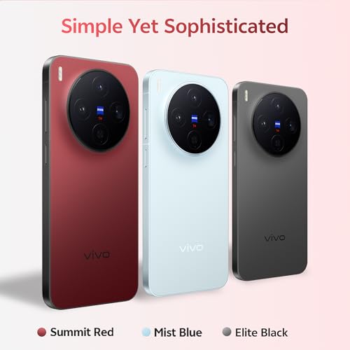 vivo X300 5G (Summit Red, 12GB RAM, 256GB Storage) with No Cost EMI/Additional Exchange Offers