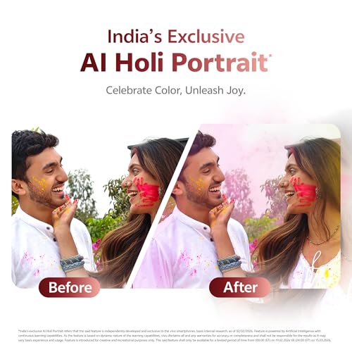 vivo V70 Elite 5G (Passion Red, 8GB RAM, 256GB Storage) with No Cost EMI/Additional Exchange Offers