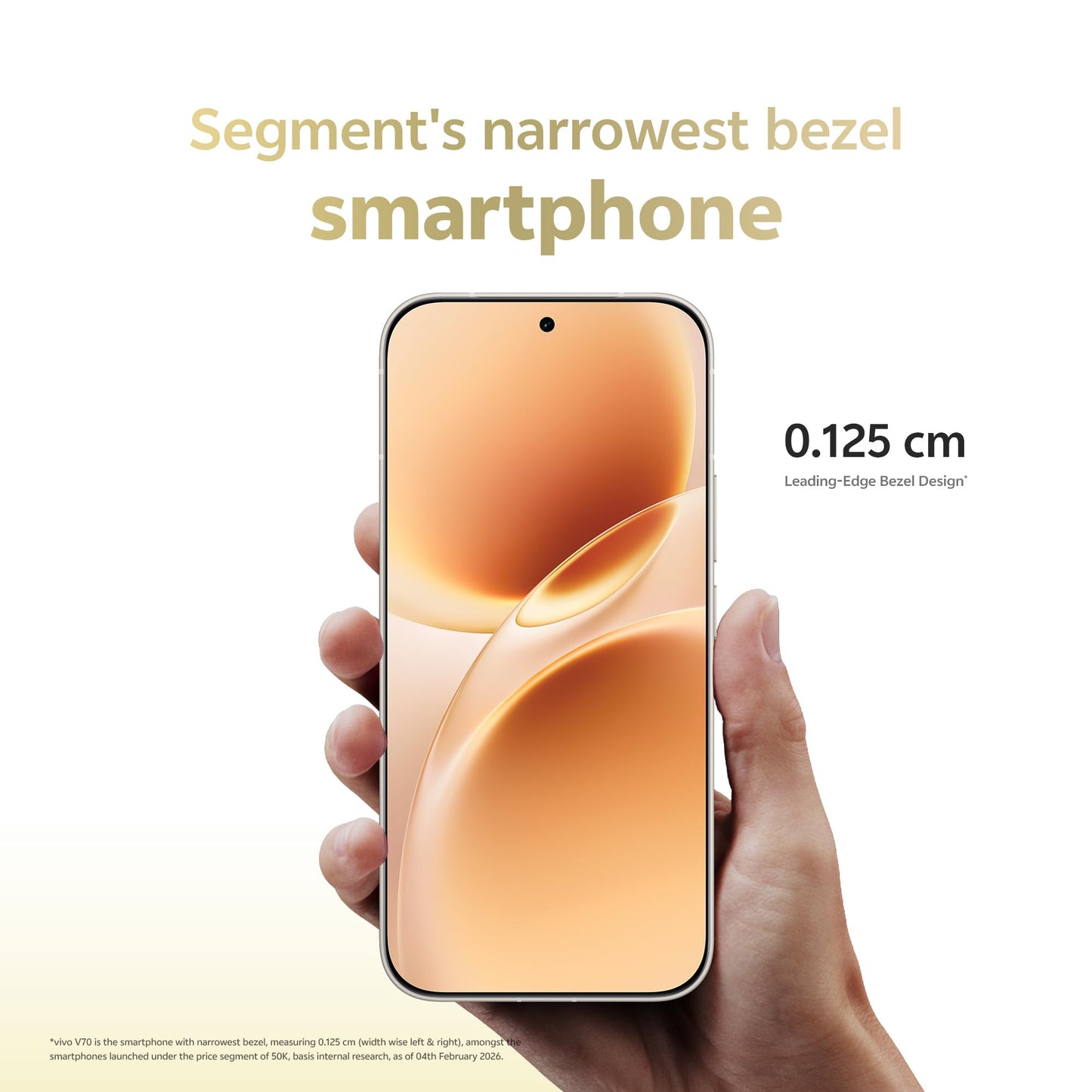 vivo V70 5G (Lemon Yellow, 8GB RAM, 256GB Storage) with No Cost EMI/Additional Exchange Offers