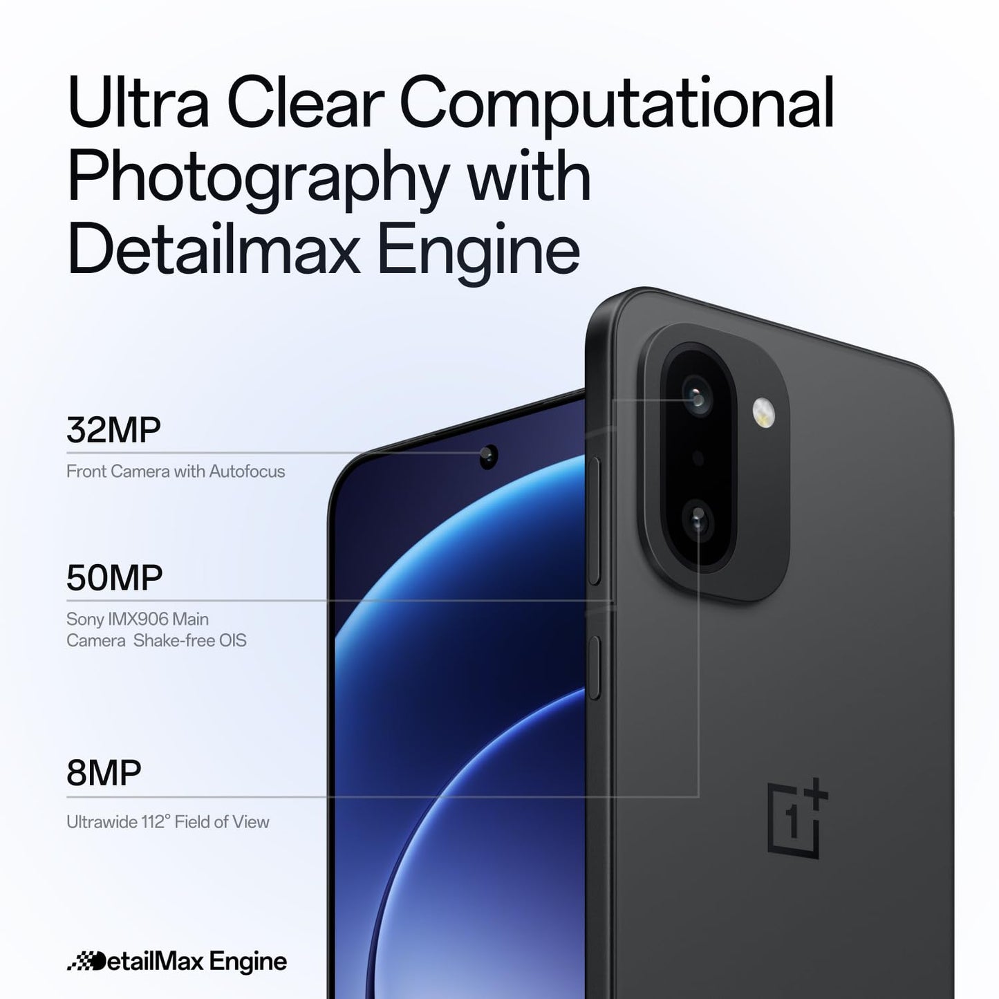 OnePlus 15R | 12GB+256GB | Charcoal Black | World's First Snapdragon® 8 Gen 5 | 7400mAh Battery | Personalised AI | Game-Changing 165Hz Display | IP68 IP69 IP66 & IP69K | 4K 120fps Video