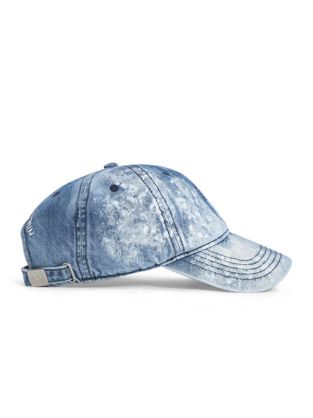 JACK & JONES Blue Denim Logo Print Cap
