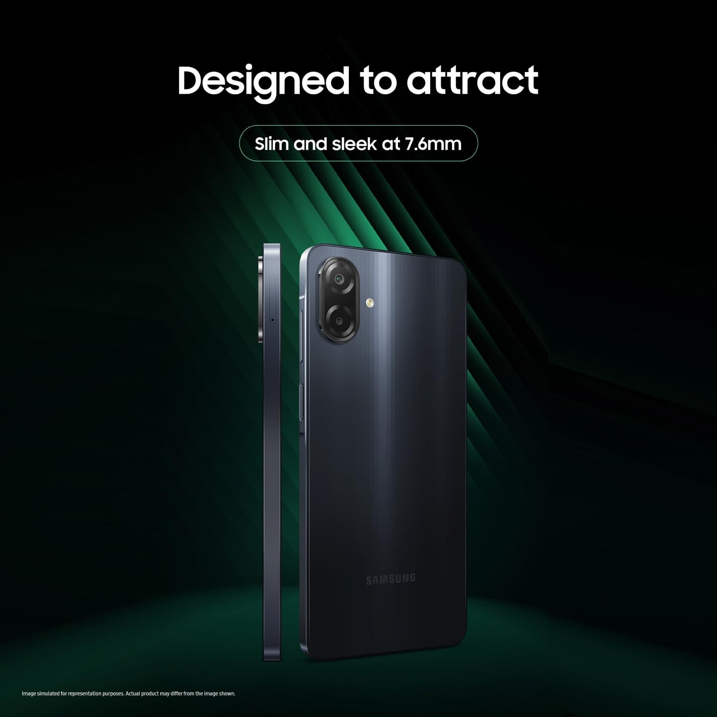 Samsung Galaxy M07 Mobile (Black, 4GB RAM, 64GB Storage) | MediaTek Helio G99 | AnTuTu 624K | IP54| 50MP Camera | 7.6mm Slim | 5000mAh Battery | 25W Fast Charging | 6 Gen OS Upgrades | Without Charger