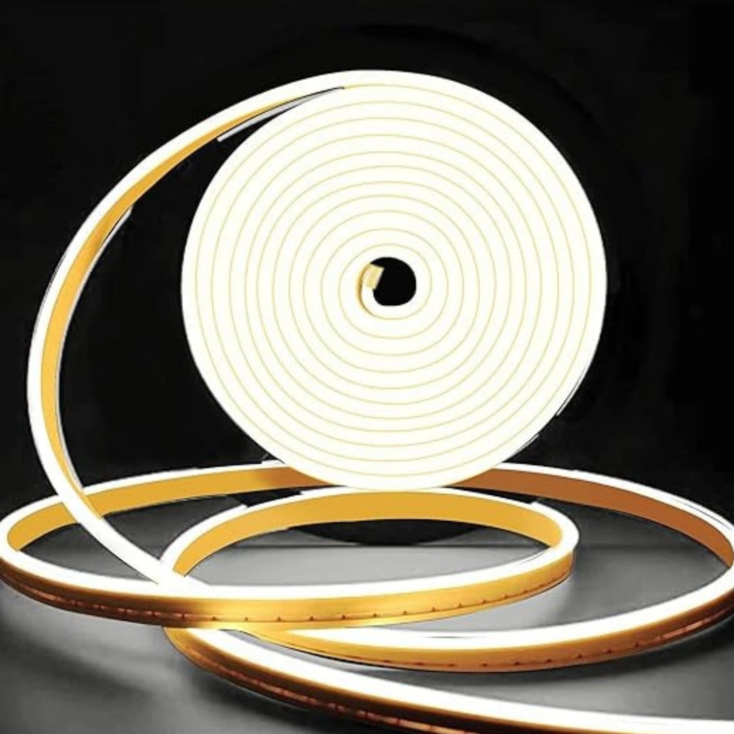 One94Store 4 Meter LED Neon Strip Light – Warm White | Plug-in Powered Flexible Waterproof Rope Light DC 5V | Ambient LED Lighting for Home, Bedroom, DIY Decor, Party & Gaming Room