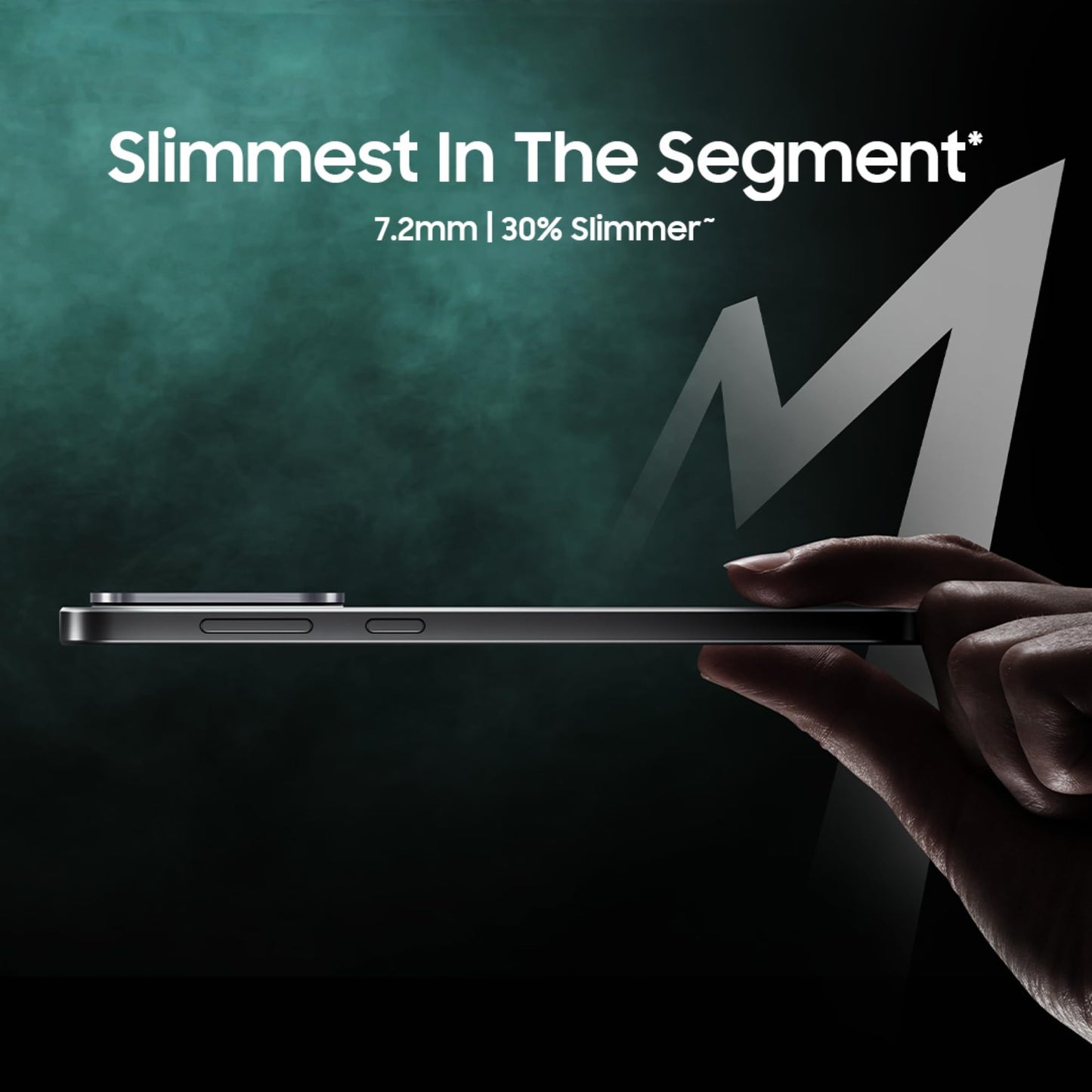 Samsung Galaxy M56 5G Mobile (Light Green,8GB RAM,128GB Storage)| Segment's Slimmest|Gorilla Glass Victus+| 10 Bit HDR Video| 50MP Camera| AI | Vapour Cooling Chamber| Lag-free Gaming| Without Charger