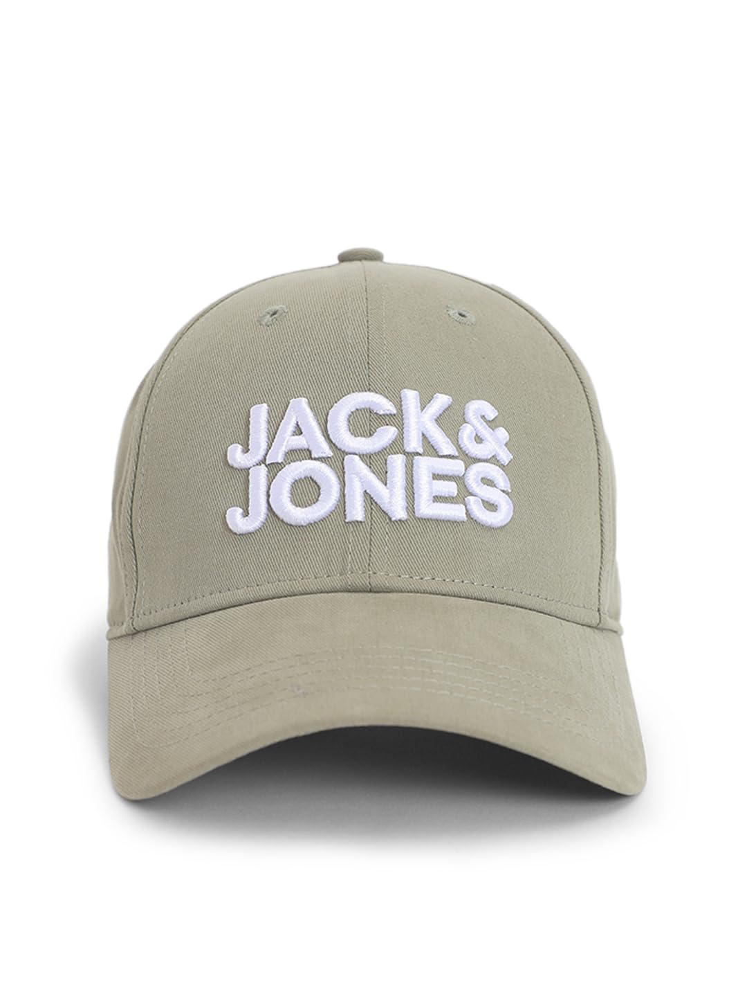 JACK & JONES Men's 100% Cotton JAC Jack & JonesCORE Baseball Cap Dusty Olive ONE