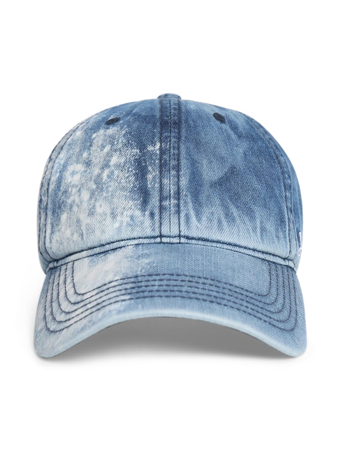 JACK & JONES Blue Denim Logo Print Cap