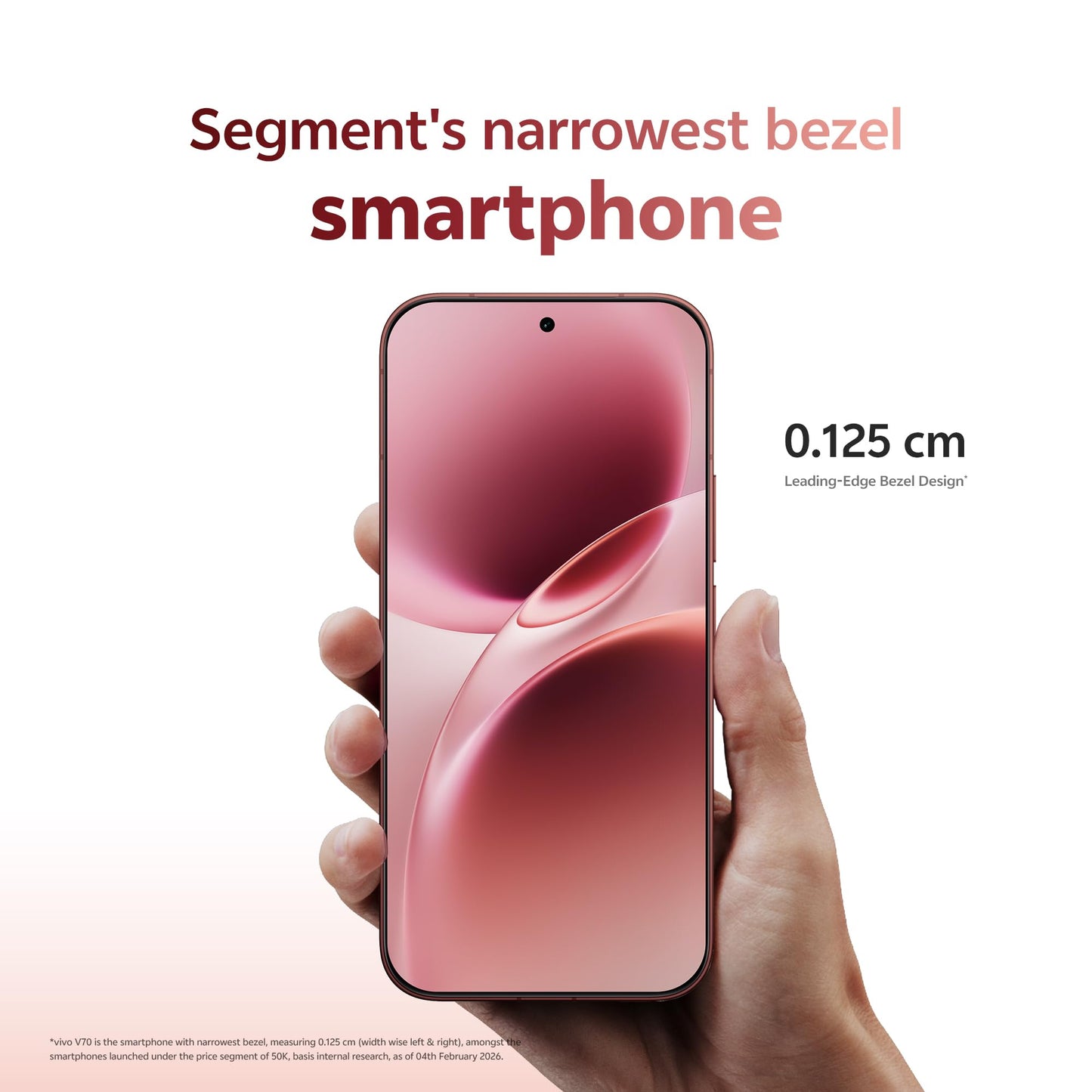 vivo V70 Elite 5G (Passion Red, 8GB RAM, 256GB Storage) with No Cost EMI/Additional Exchange Offers