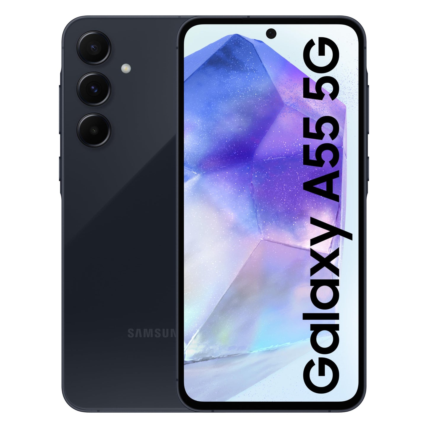 Samsung Galaxy A55 5G (Awesome Navy, 8GB RAM, 256GB Storage) | AI Mobile | 50MP Main Camera (OIS) | Super HDR Video| Nightography | IP67 | Gorilla Glass Victus+ | sAMOLED | Gaming Smartphone