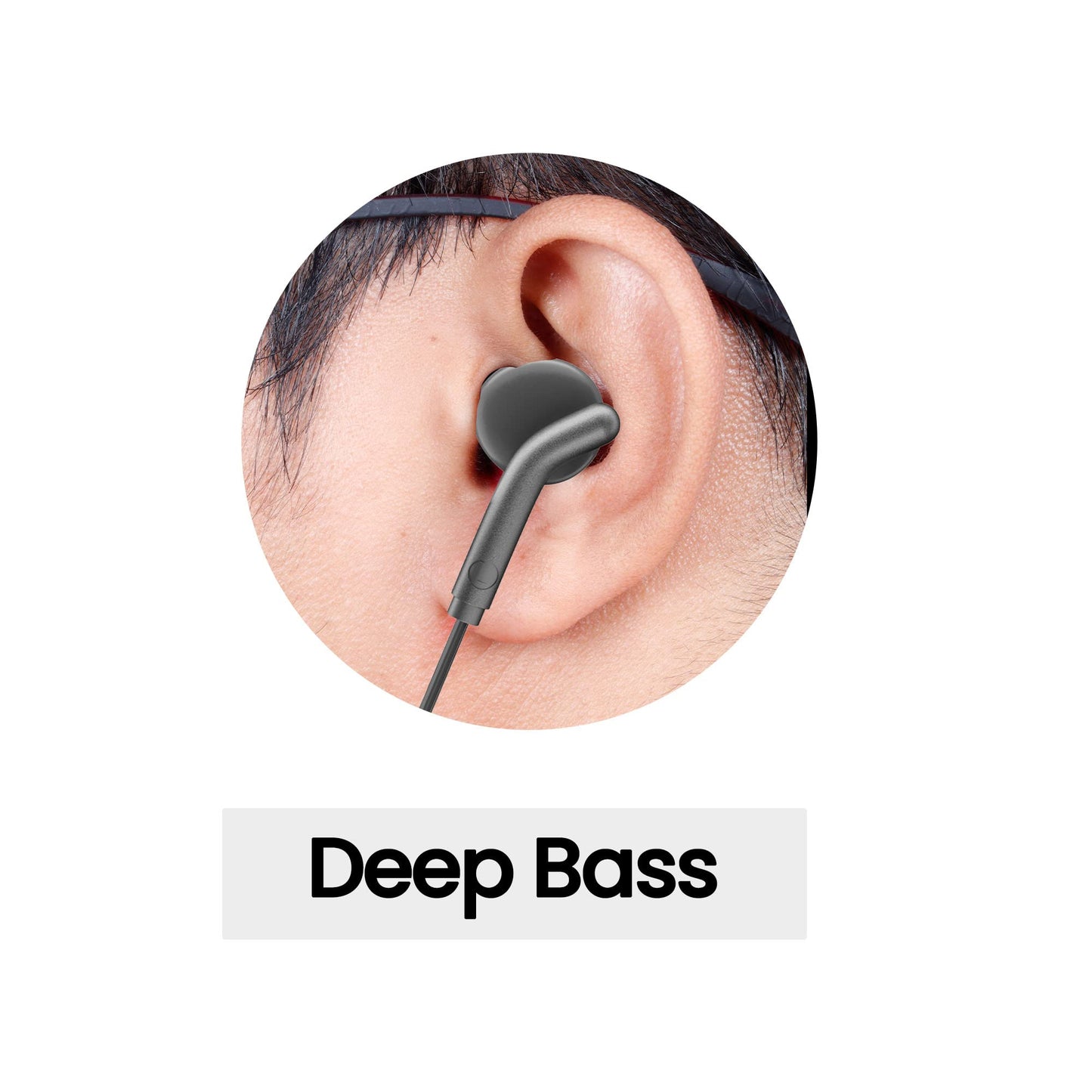 ZEBRONICS Bro in Ear Wired Earphones with Mic, 3.5mm Audio Jack, 10mm Drivers, Phone/Tablet Compatible (Black)