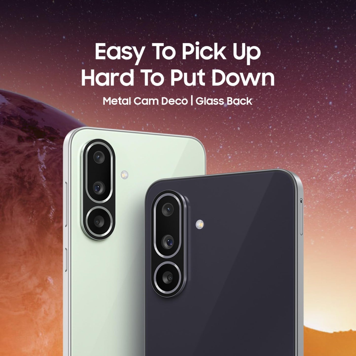 Samsung Galaxy M56 5G Mobile (Light Green,8GB RAM,128GB Storage)| Segment's Slimmest|Gorilla Glass Victus+| 10 Bit HDR Video| 50MP Camera| AI | Vapour Cooling Chamber| Lag-free Gaming| Without Charger