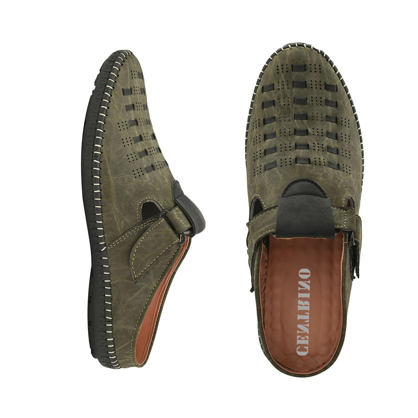 Centrino Mens Sandals 9285-6_OLIVE_9