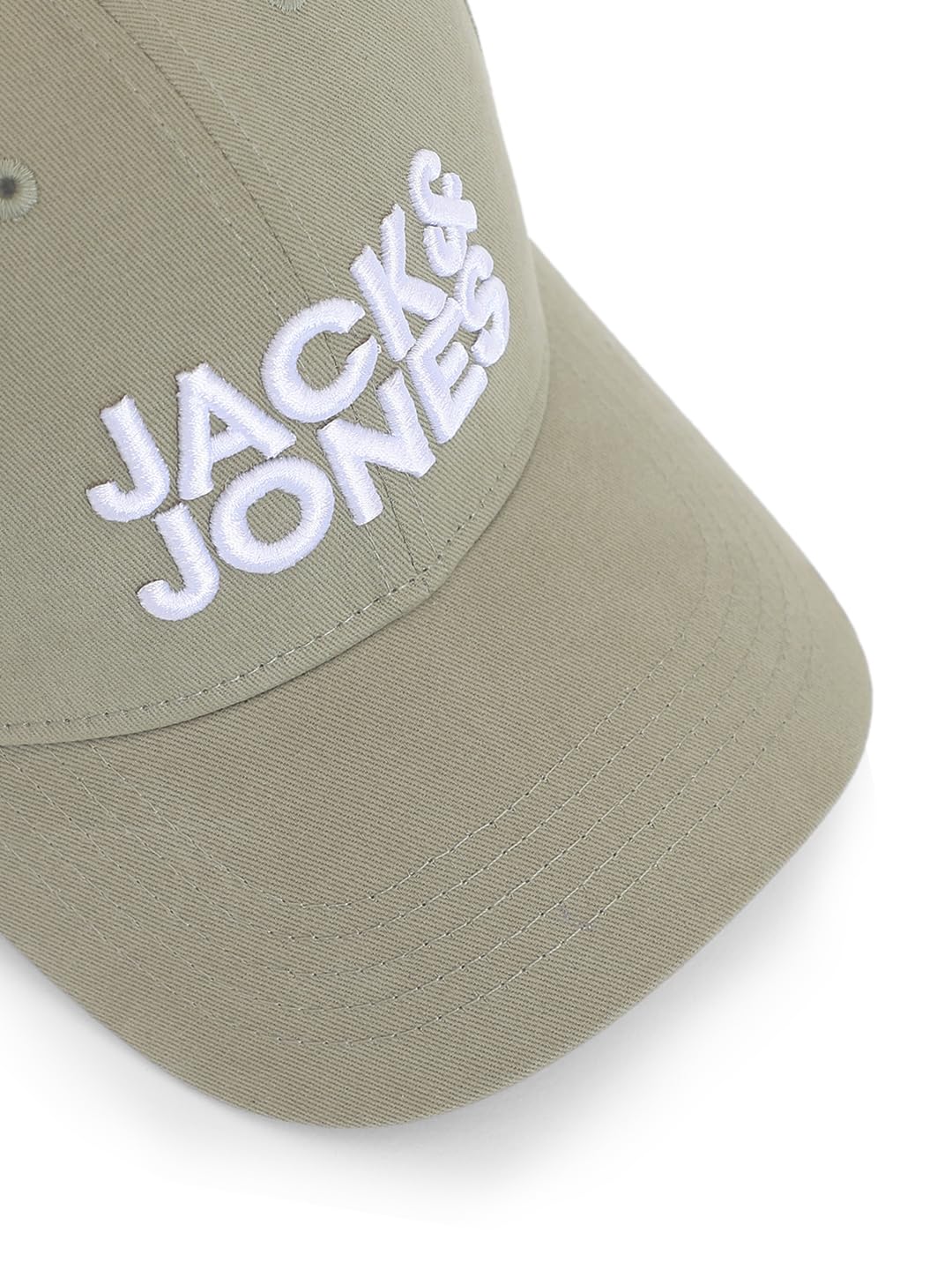 JACK & JONES Men's 100% Cotton JAC Jack & JonesCORE Baseball Cap Dusty Olive ONE