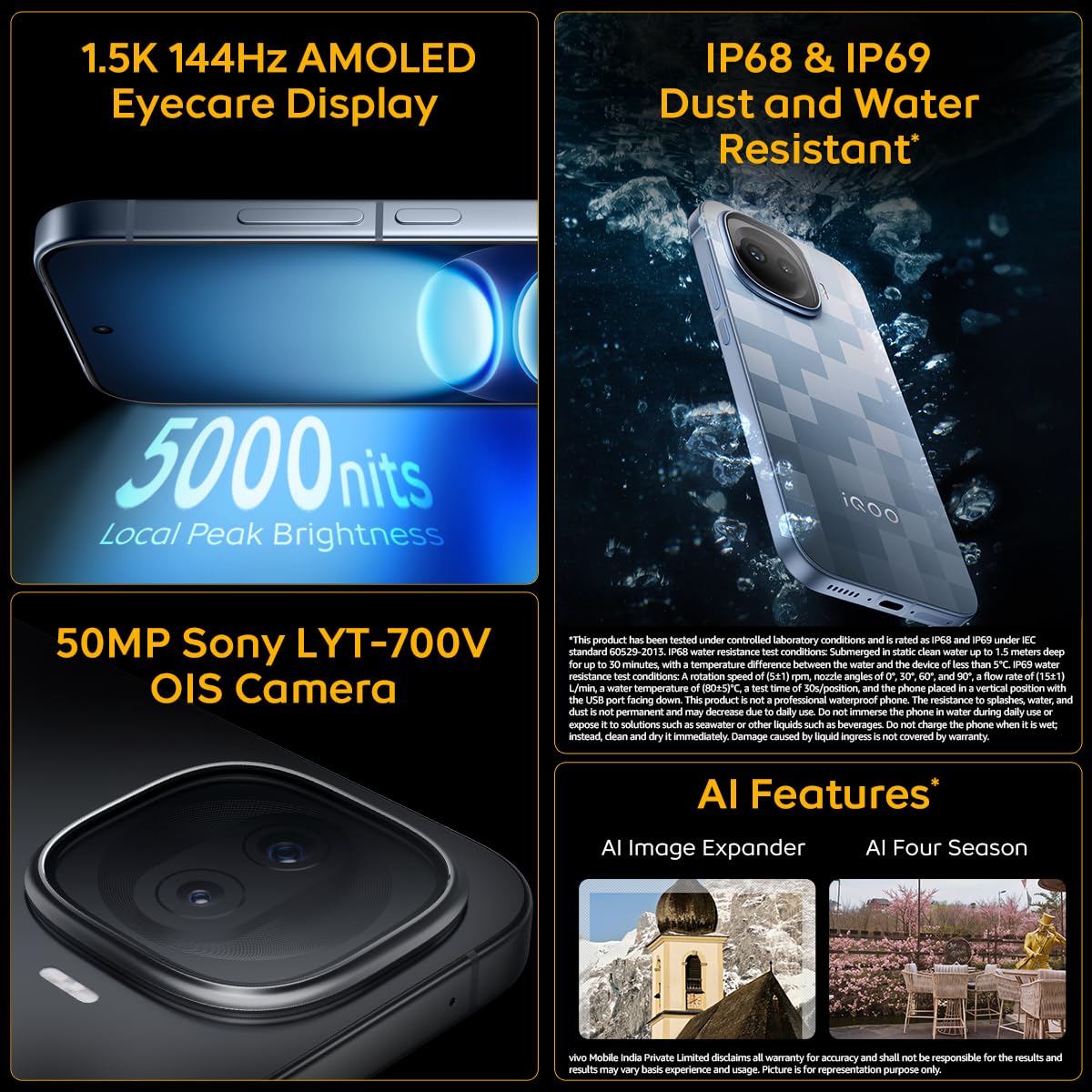 iQOO 15R (Triumph Silver, 8GB RAM, 256GB Storage) | Snapdragon® 8 Gen 5 Processor | India’s Slimmest Smartphone in 7600mAh Battery* | Segment's Most Stable 144FPS Gaming*