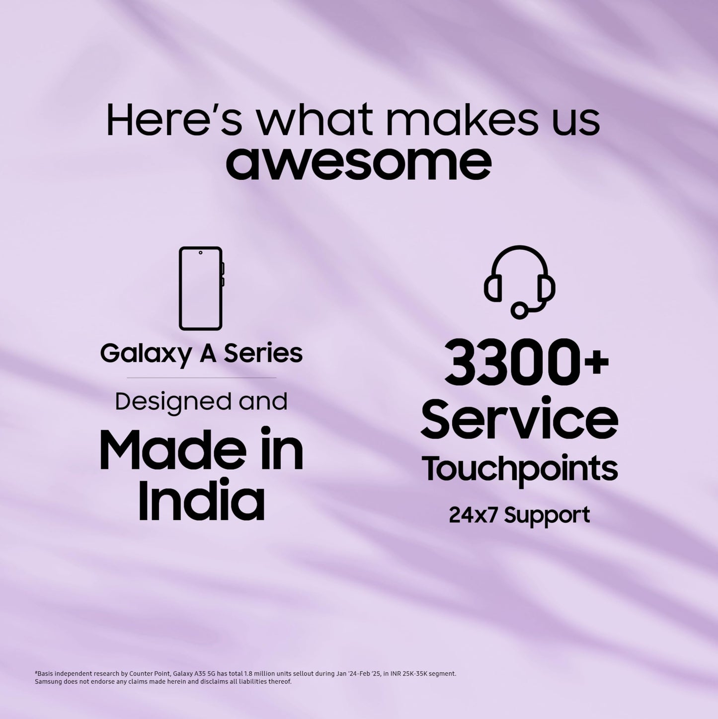 Samsung Galaxy A35 5G (Awesome Navy, 8GB RAM, 128GB Storage) | Premium Glass Back | 50 MP Main Camera (OIS) | Nightography | IP67 | Corning Gorilla Glass Victus+ | sAMOLED with Vision Booster