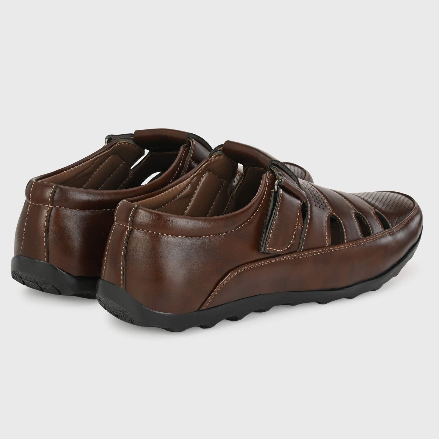 CENTRINO Men's 2340 Brown Outdoor Sandals 8 UK