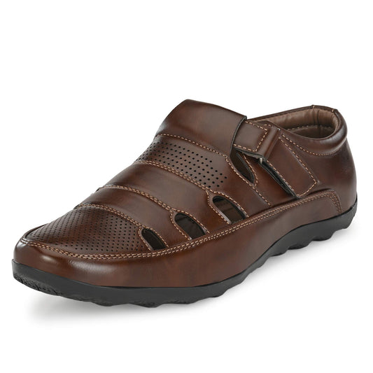 CENTRINO Men's 2340 Brown Outdoor Sandals 8 UK