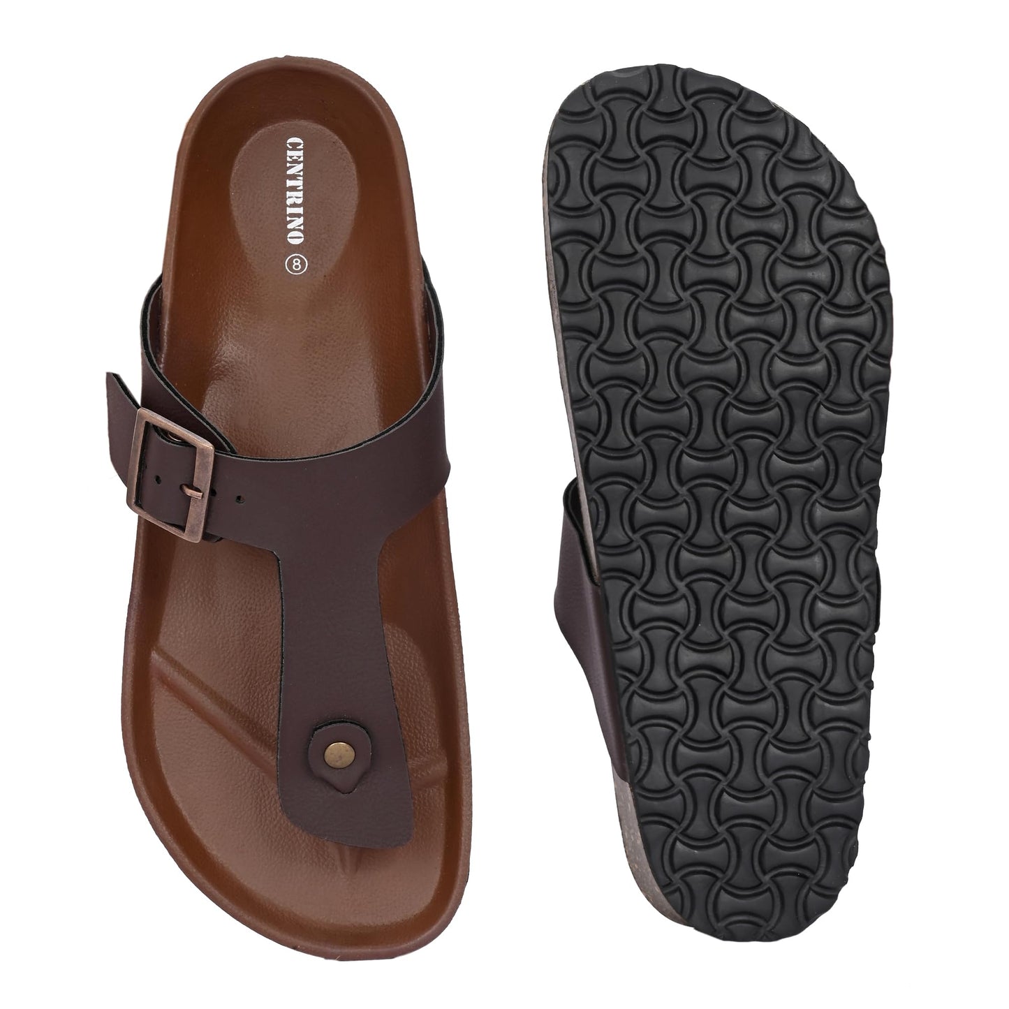Centrino Mens Sandals 7314-2_Brown_9