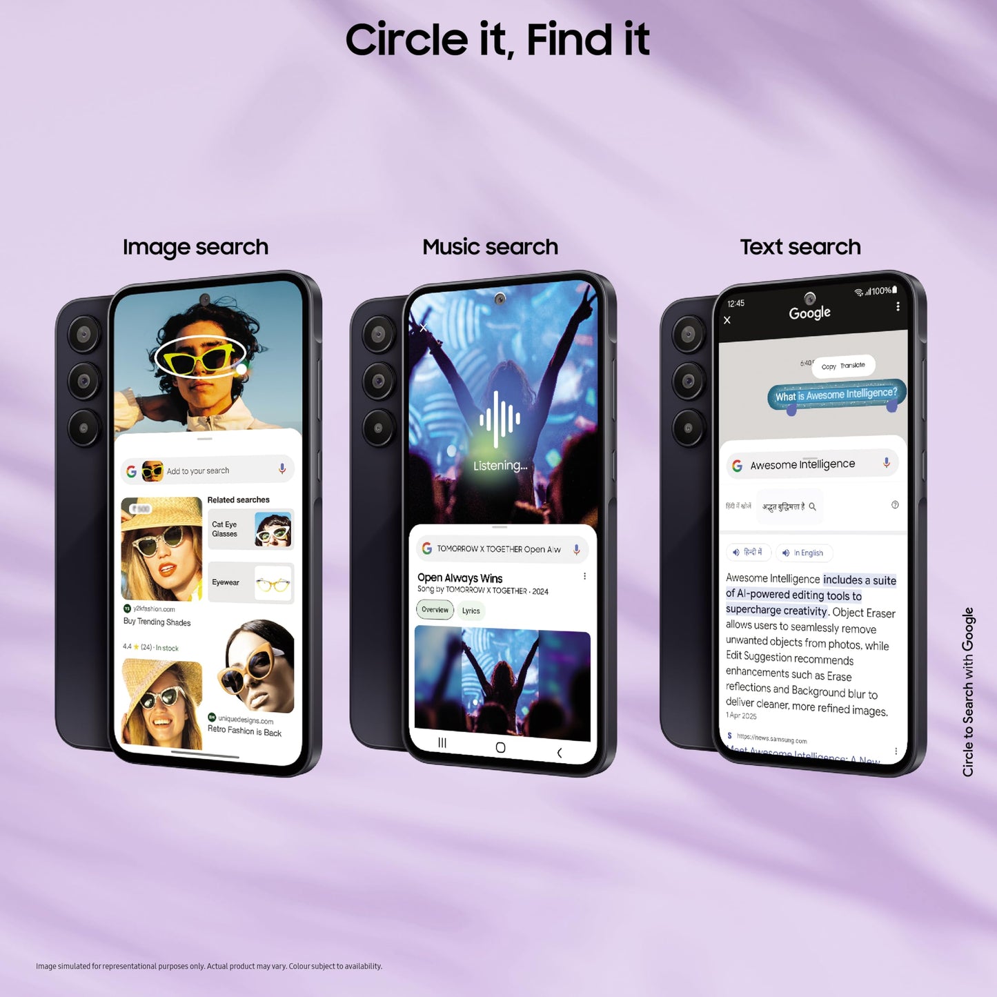 Samsung Galaxy A35 5G (Awesome Navy, 8GB RAM, 128GB Storage) | Premium Glass Back | 50 MP Main Camera (OIS) | Nightography | IP67 | Corning Gorilla Glass Victus+ | sAMOLED with Vision Booster