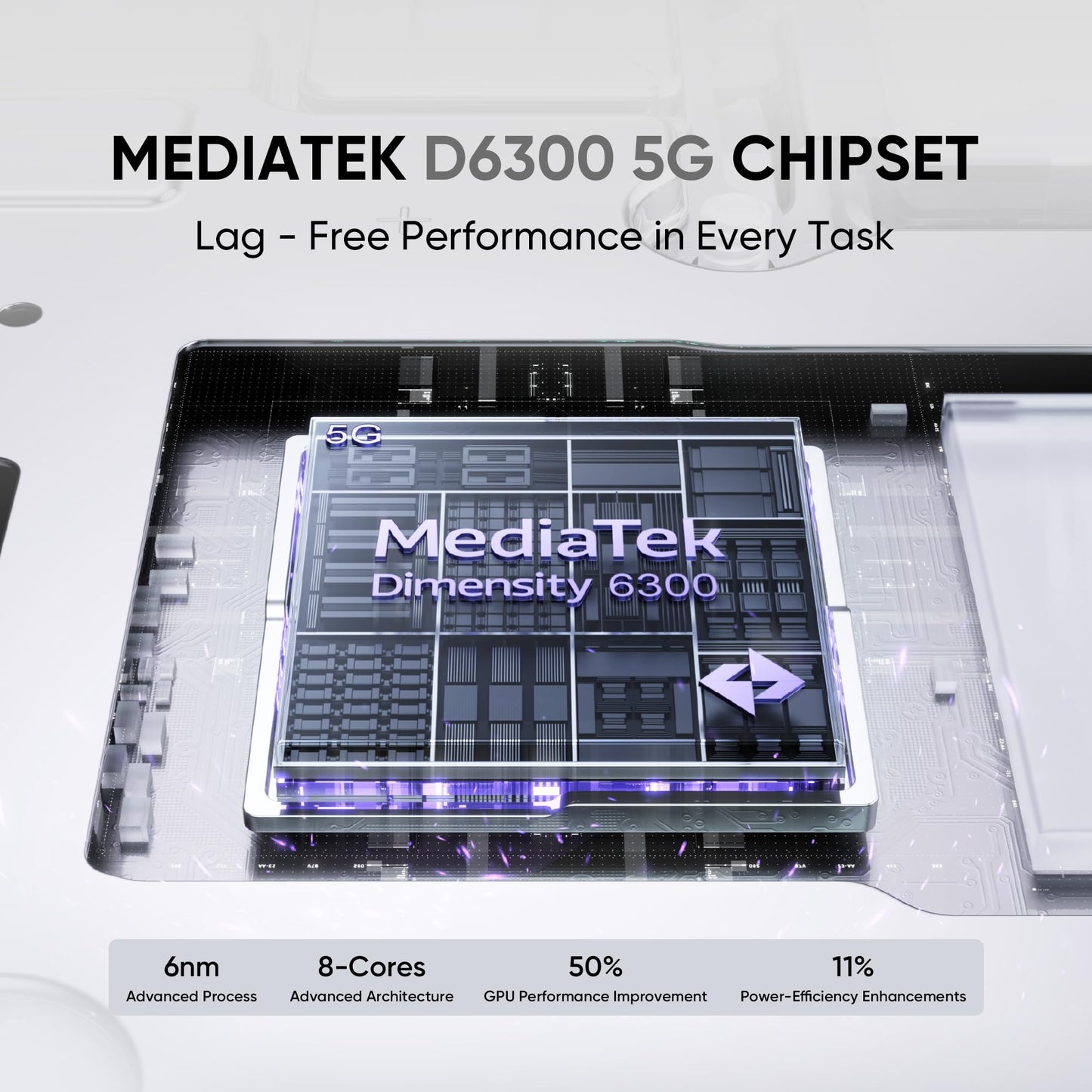 realme NARZO 80 Lite 5G (Onyx Black, 4GB+128GB) | 6000mAh Long-Lasting Battery | MediaTek Dimensity 6300 5G | AI Assist | IP64 Rated Water & Dust Resistance | Military-Grade Durability