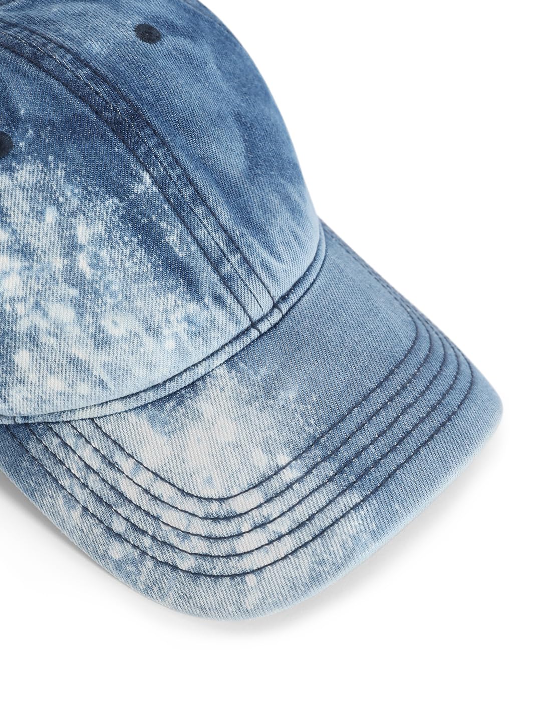 JACK & JONES Blue Denim Logo Print Cap